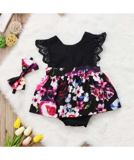 Платье с топом и цве...