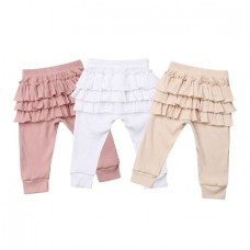 Pants with ruffles