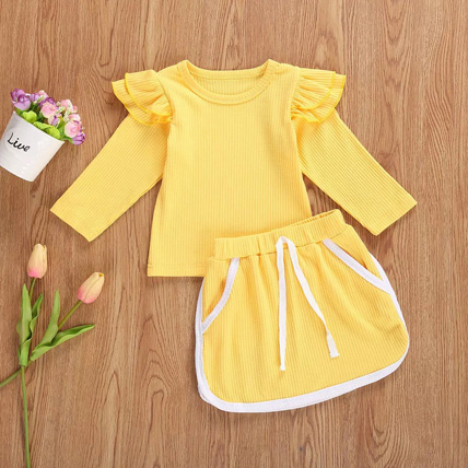 Bright set with a skirt