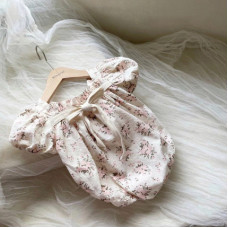 Dressy romper with flowers print