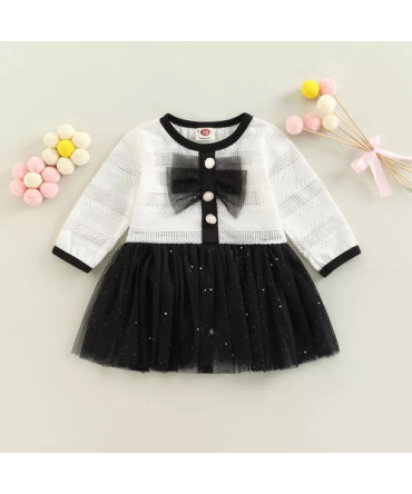 Платье с фатиновой ю...