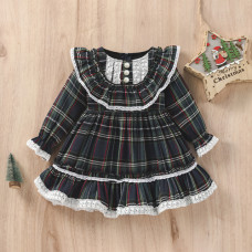 Dress with a Scottish print