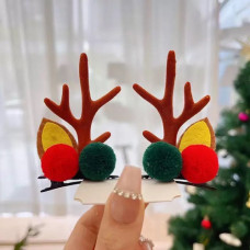 Christmas hairpins with horns