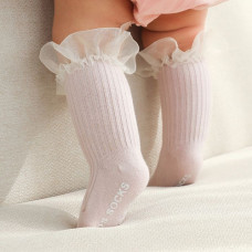 Socks with tulle