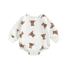 Footer bodysuit with bears
