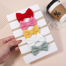 A set of headbands with bows