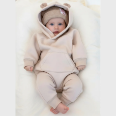 Ромпер с капюшоном утеплённый и штанишки