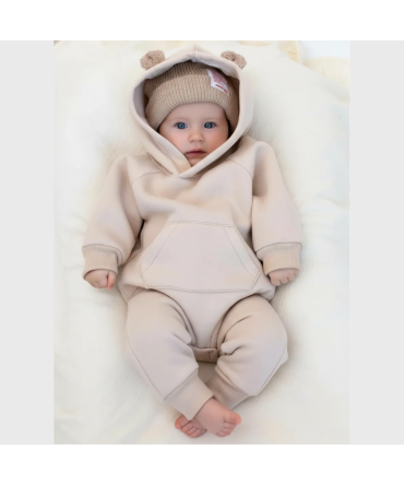 Ромпер с капюшоном у...