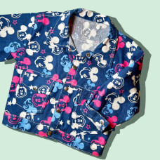 Denim jacket with print