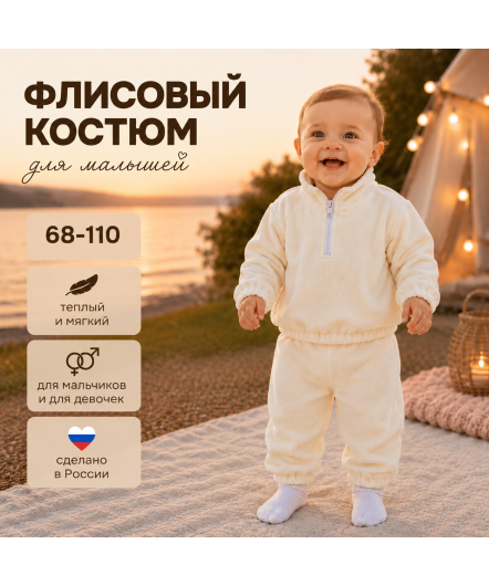 Костюм теплый флисов...